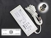 Genuine White LG DA-120D19 AC Adapter 19.0v 6.32A 120.08W Power Supply Metal 4 holes tip LG 19V 6.32A 120W 筆電變壓器